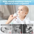 thumbnail image 5 of Baby Nasal Aspirator, Electric Nose Booger Sucker for Baby, Automatic Baby Nose Cleaner USB Rechargeable w/ 5 Suctions Modes, Music & Colorful Light Soothing Function for Infants Toddlers Kids Child, 5 of 9