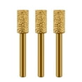 thumbnail image 2 of 3 piezas de brocas para muelas abrasivas, cabezal de rectificado con forma cilíndrica, brocas para tallado, rectificado 10mm, 2 of 9