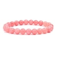 thumbnail image 1 of Natural Stone Beads Bracelet For Women Men Amethysts Crystal Quartzs Aquamarines Jades Jewelry Agates Elastic Bangle Bracelets, 1 of 5