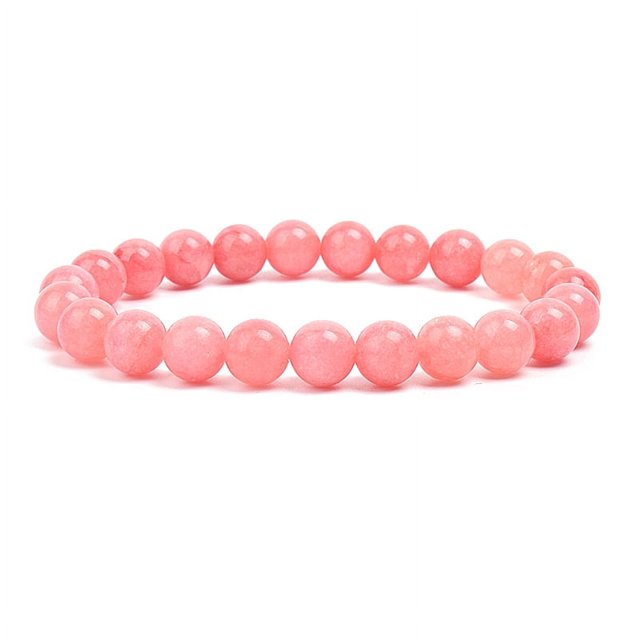 Natural Stone Beads Bracelet For Women Men Amethysts Crystal Quartzs Aquamarines Jades Jewelry Agates Elastic Bangle Bracelets