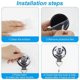 thumbnail image 5 of Powerful Punch-Free Suction Cup Hook, Vacuum Sticky Hook, Glass Wall-Mounted, Traceless Suction Cup, 5 of 5