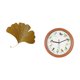 thumbnail image 5 of Esculturas de pared de hojas,Esculturas de pared de hierro forjado con hojas de ginkgo,Escultura de arte de pared con hojas de ginkgo para colgar,Reloj de pared,Reloj de pared con pájaro, 5 of 8