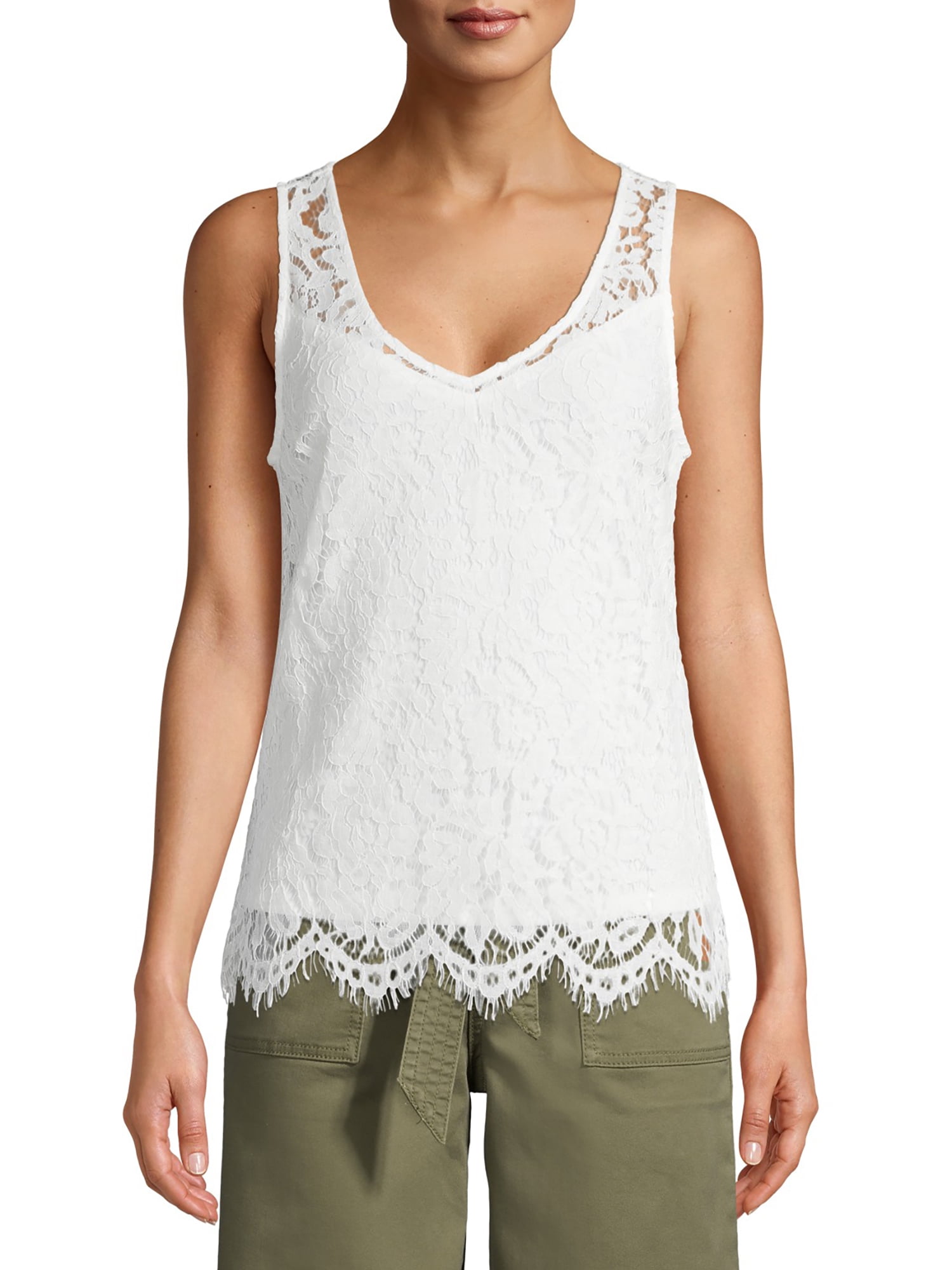 No Boundaries Juniors' Lace Top