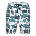 thumbnail image 4 of Naloa Modern Furniture Men's Beach Shorts, Surfing shorts, Swim trunks, Quick Dry Swim Trunks for Surfing Beach Fun - Medium, 4 of 9
