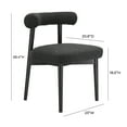 thumbnail image 4 of Spara Black Boucle Side Chair, 4 of 6