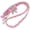 Pink, variant on Cute Floral Phone Crossbody Lanyard for around the Neck Wristlet Wrist Strap,Flower Braided Lanyard Phone Crossbody Strap with T-Clip,Adjustable for Keys Accessorie,47.24 inch (Black)