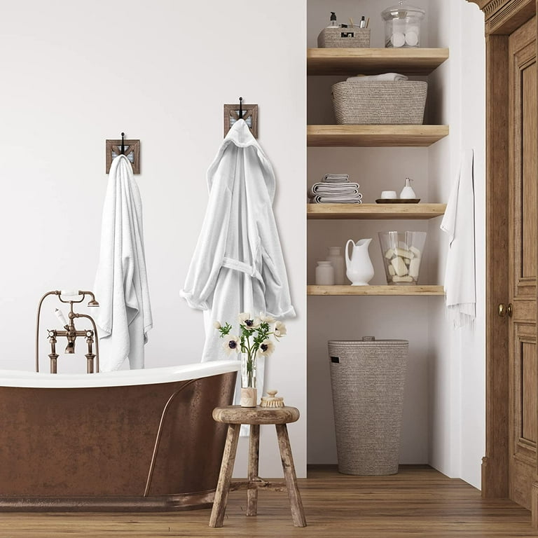Autumn Alley Farmhouse Bathroom Hooks for Towels Coat Hooks and Robe Hooks Towel Hooks for Bathroom Wall Mounted 2 Pack