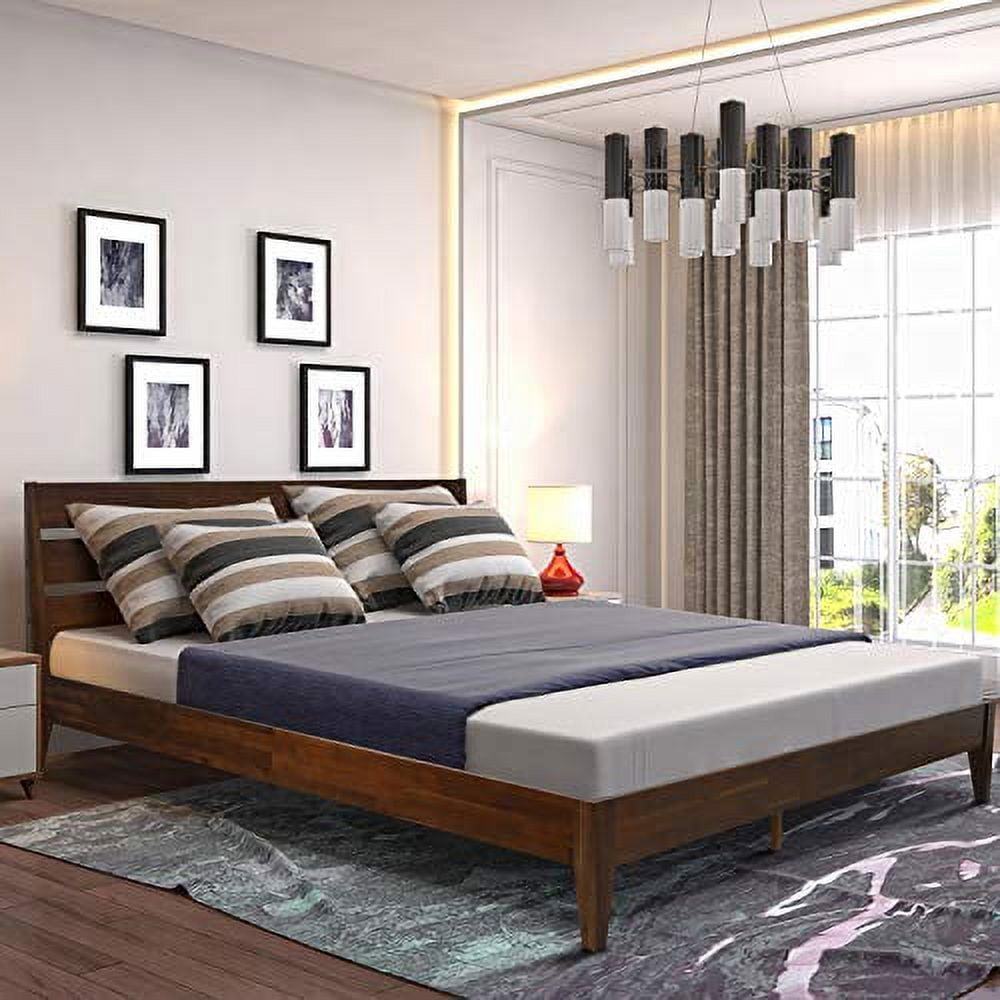 Acacia Emery Solid Wood Platform Bed Frame