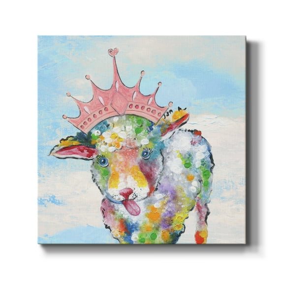 Groovy Sheep & Sky-Premium Gallery Wrapped Canvas - Ready to Hang
