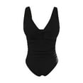 thumbnail image 5 of Yajing One Piece Swimsuit Women Women's Spliced ​​Contrasting Color Hollow Swimsuit For Women's Backless Bikini Black Xl, 5 of 6