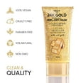 thumbnail image 6 of AZURE 24K Gold Firming Peel Off Face Mask- Anti Aging, Lifting, Illuminating & Revitalizing - Removes Blackheads, Dirt & Oils - With Hyaluronic Acid and Collagen - Skin Care Made in Korea - 150mL / 5., 6 of 7