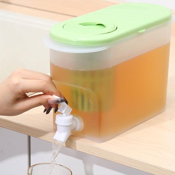 Dispensador de bebidas heladas Dispensador de de bebida fría Jarra Dispensador de agua con grifo a prueba de fugas Hervidor frío con grifo Soledad Dispensador de bebidas