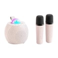 thumbnail image 2 of Portable Bluetooth Karaoke Speaker Outdoor Portable Color Ambient Light Home Karaoke Music Center Sound System, 2 of 5