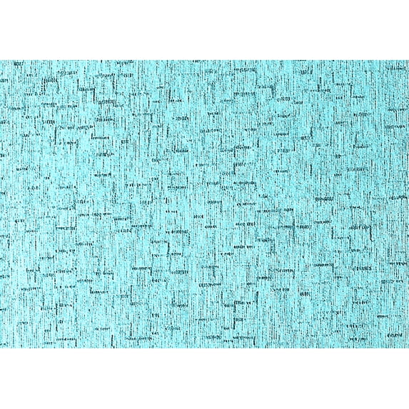 Ahgly Company Indoor Rectangle Oriental Light Blue Industrial Area Rugs, 2' x 4'