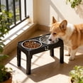 thumbnail image 4 of Fesfesfes Elevated Dog Bowls for Small Medium Dogs,Height Adjustable Raised Stand Stainless Steel Food Bowls,Non-Slip Feeder, 4 of 6