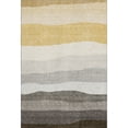 thumbnail image 2 of Addison Rugs Mayfield Premium Machine Washable Transitional Stripes Pewter Rectangle Rug, 5' X 7'6" Machine Washable Transitional Stripes Pewter Oversized Sherpa Throw Blanket, 2 of 6