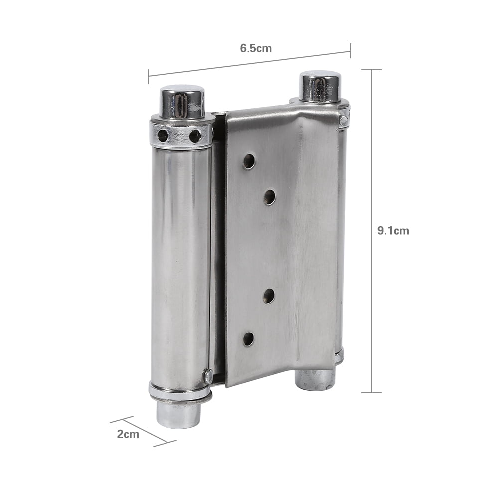2Pcs 3Inch stainless steel Double Action Spring Hinge Saloon Cafe Door Swing Door