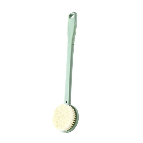 Yuarrent Cepillo de baño Masajeador de mango largo Depurador de ducha Limpieza colgante Verde Type2 NO2