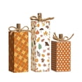 thumbnail image 2 of 3 Pcs Fall Table Decorations Thanksgiving Centerpieces for Table Autumn Tiered Tray Decor Vintage Farmhouse Wooden Block Sign for Desktop Harvest Home Mantel Shelf Office Gifts, 2 of 6