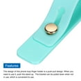 thumbnail image 4 of Uxcell 4 Pcs Phone Loop Finger Holder Silicone Phone Strap Grip Holder for Most Smartphones Green Blue, 4 of 6