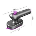 thumbnail image 3 of Matoen Travel Steamer Iron for Clothes Portable Mini Steam Ironing Machine Handheld Small Travel Garment Hand Held Steamer for Clothing Travel Dorm Essentials College Home Room, 3 of 9