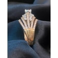 thumbnail image 4 of 2.32 Cts Round Marquise Princess Shape Diamonds Multi-Row Band Ring In Hallmark 14K Rose Gold, 4 of 13