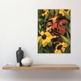 thumbnail image 4 of Rapper Yellow Flowers Music Portrait Painting Living Room Large Wall Art Poster Print Thick Paper 18X24 Inch, 4 of 5