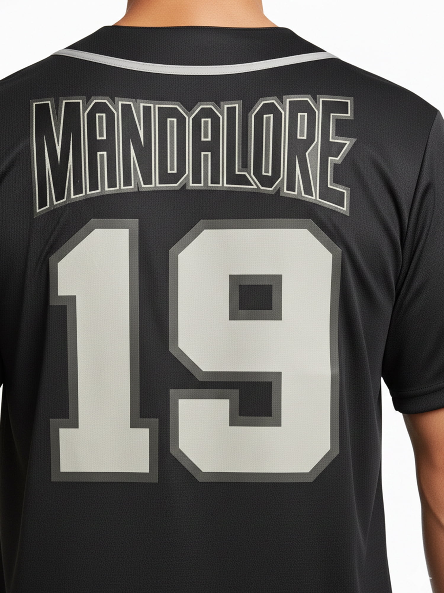 Star Wars, Men's & Big Men's Button-Up Graphic Jersey, Mandalorian, Sizes SM-3XL