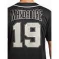 thumbnail image 4 of Star Wars, Men's & Big Men's Button-Up Graphic Jersey, Mandalorian, Sizes XS-3XL, 4 of 10