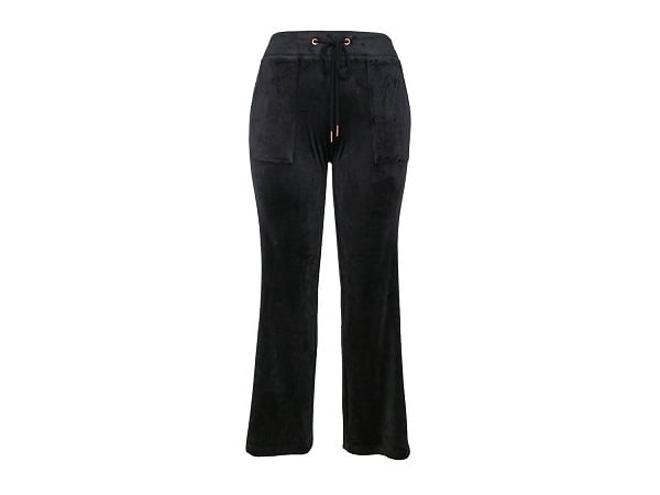 XX-Large Comfy Velour Pants, Black 