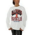 thumbnail image 2 of Women's Gameday Couture White Illinois Fighting Illini Midweight Oversized Long Sleeve T-Shirt, 2 of 5