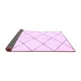 thumbnail image 2 of Ahgly Company Indoor Rectangle Solid Purple Modern Area Rugs, 7' x 9', 2 of 4