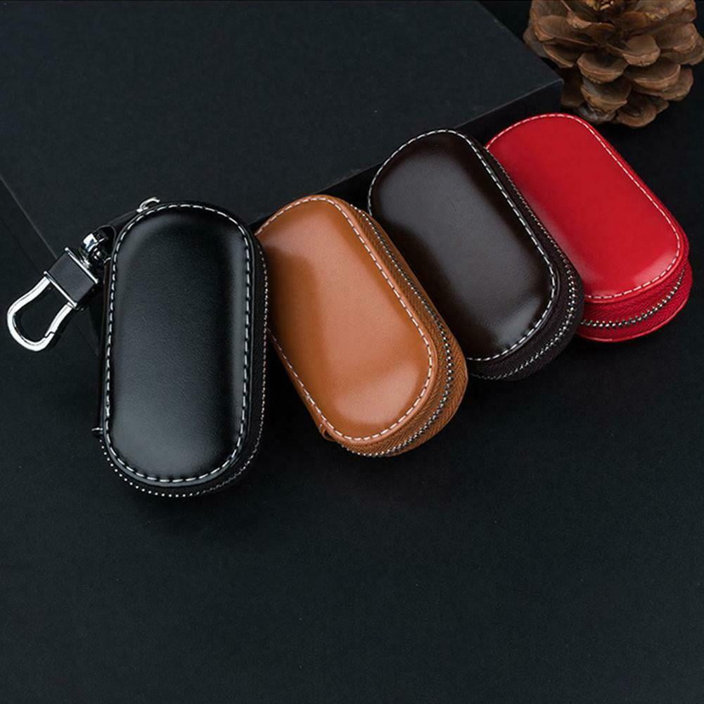 Key Case Multi-function Leather Key Case Car Key Bag For Faraday