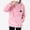 Pink, variant on Womens Heated Jacket Puffer Coat Fashion Women Long Sleeve Hooded Collar Casual Outwear Tops T-Shirt Zipper Coat Blouse
