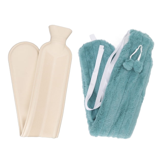 Bolsa de agua caliente para el cuello, botella de agua caliente de 2000 ml, bolsa de agua caliente, botella de agua caliente, claridad notable Jadeshay A