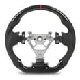 thumbnail image 2 of Hydro Dip Steering Wheel, Flat Bottom Steering Wheel Red Stitching Comfortable  for 350z 2003-2008, 2 of 7