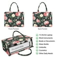thumbnail image 2 of Large Capacity Tote Bag,Pioneer Flower Floral Print Pattern Handbag Fashion Luxury Tote Bag,15.7"x13"x 5.1" Inches,Laptop Compatible, 2 of 6