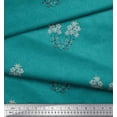 thumbnail image 2 of Soimoi Cotton Duck Fabric Leaves & Floral Artistic Decor Fabric Printed Yard 56 Inch Wide, 2 of 3