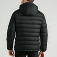 thumbnail image 6 of CYiJun Mens Lightweight Packable Puffer Jacket Hooded Insulated Thermal Puffy Winter Jackets for Running Travel, 6 of 9