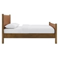 thumbnail image 5 of Platform Bed Frame, Queen, Walnut Tan, Faux Leather, Hotel Bedroom, Modern Contemporary, HB38194, 5 of 9
