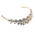 thumbnail image 3 of simhoa Rhinestone Crown Tiara is Sure to Make You Look Like a Real Elegant Princess Rose Golden, 3 of 6