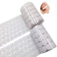 thumbnail image 1 of Gancho y bucle adhesivo, 240 piezas Ganchos y bucles autoadhesivos de 10 mm Puntos redondos Monedas traseras adhesivas, Monedas con puntos traseros autoadhesivos (Blanco) LingWen 8390606739414, 1 of 1
