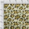 thumbnail image 2 of oneOone Cotton Poplin Twill Light Yellow Fabric Floral Fabric For Sewing Printed Craft Fabric By The Yard 56 Inch Wide, 2 of 4