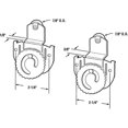 thumbnail image 2 of 8pc Sliding Closet Door Wheels Hardware,Wardrobe Cabinet Rollers Replacement Parts for 3/4 Inch to 1-1/4 Inch Thick Door, 2 of 4