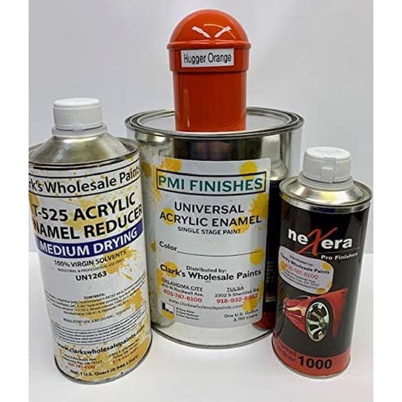 Acrylic Enamel Single Stage Paint Kit (Gallon Kit, Hugger Orange)$$Tools & Hardware Other