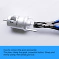 thumbnail image 3 of Universal Car Fuel Line Plier Petrol Clip Pipe Hose Connector Quick Release Removal Tool 1pcs, 3 of 13