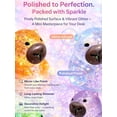 thumbnail image 2 of Capybara Squishy Glitter Animal Squeeze Balls Cute Capybara Stress Ball Anxiety Relief Slow Rise Adult Sensory Fidget Tool Gift Sparkling Desk Decor Collectibles Decompression Dough, 2 of 7