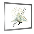 thumbnail image 2 of Designart 'Mountain Sky With Gouache Of Abstract Landscape' Modern Framed Art Print, 2 of 4