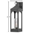 thumbnail image 5 of 18084DSZ Hinkley Lighting Amina - 1 Light Medium Outdoor Wall Mount Lantern, 5 of 12