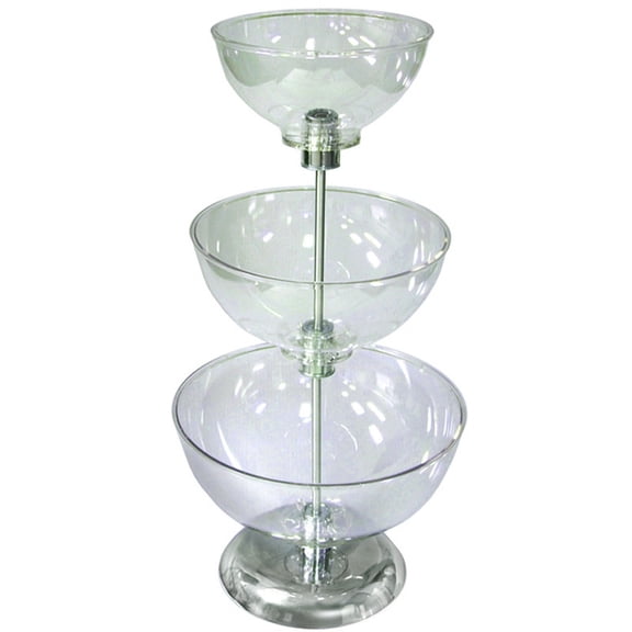 Three-Tier 8", 10", & 12" Bowl Counter Display